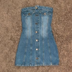PULL&BEAR denim dress size xs!